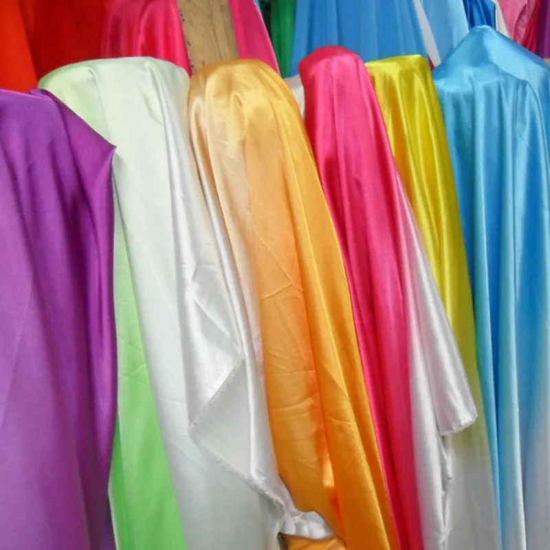 Buy 100 Polyester Ombre Silk Satin Fabric Printed