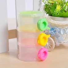 Детская молочная смесь контейнер для пищи портативный детский молочный ящик три ящика Емкость для хранения пищи емкость бокс звезды Органайзер