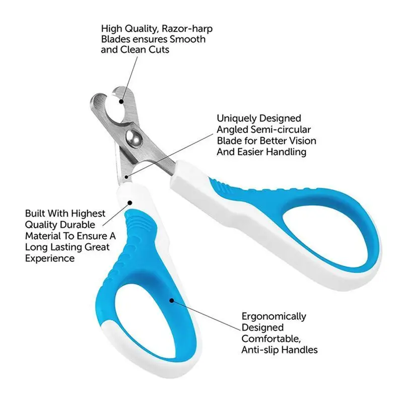 Winomo кусачки для ногтей кошки Нержавеющая сталь Профессиональные ПЭТ триммеры для ногтей для кошек Малый Породистая собака кролик и маленький Животные