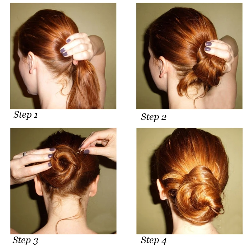 3Pcs Women Hair Braiding Tools Black Ring Hair Styling Tools Twist Styling Head Fashion To Weave Hairstyles Tool To Weave Braid