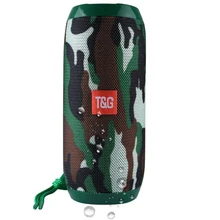 TG117 Waterproof Bluetooth Speaker Wireless Outdoor portable Column Loudspeaker Box Support FM radio U disk TF card Aux Input 10w portable column bluetooth speaker touch control wireless bass speaker with mic fm radio tf card u disk aux for iphone pc