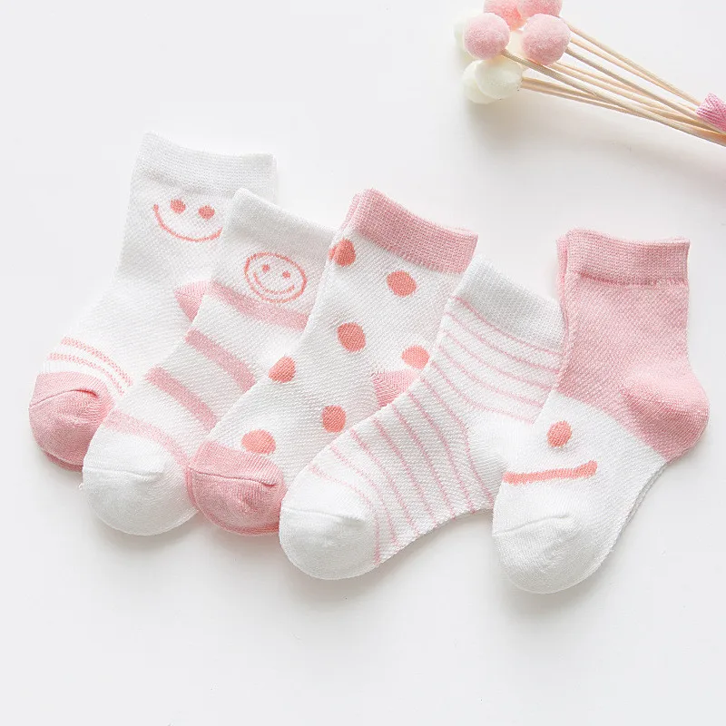 5 paare/los Baby Socken Set Kinder Socken Neugeborenen Cartoon Unisex Weiche Baumwolle Socken Kinder Socken Jungen Mädchen für 0- 2 jahre