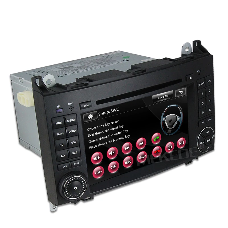 Sale Free shipping! 1080P Car dvd player radio for Mercedes Benz B200 A B Class W169 W245 Viano Vito W639 Sprinter W906 GPS Navi RDS 18