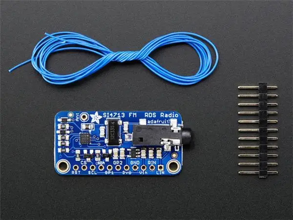 

Now 1958 Stereo FM Transmitter with RDS/RBDS Breakout Si4713 board.