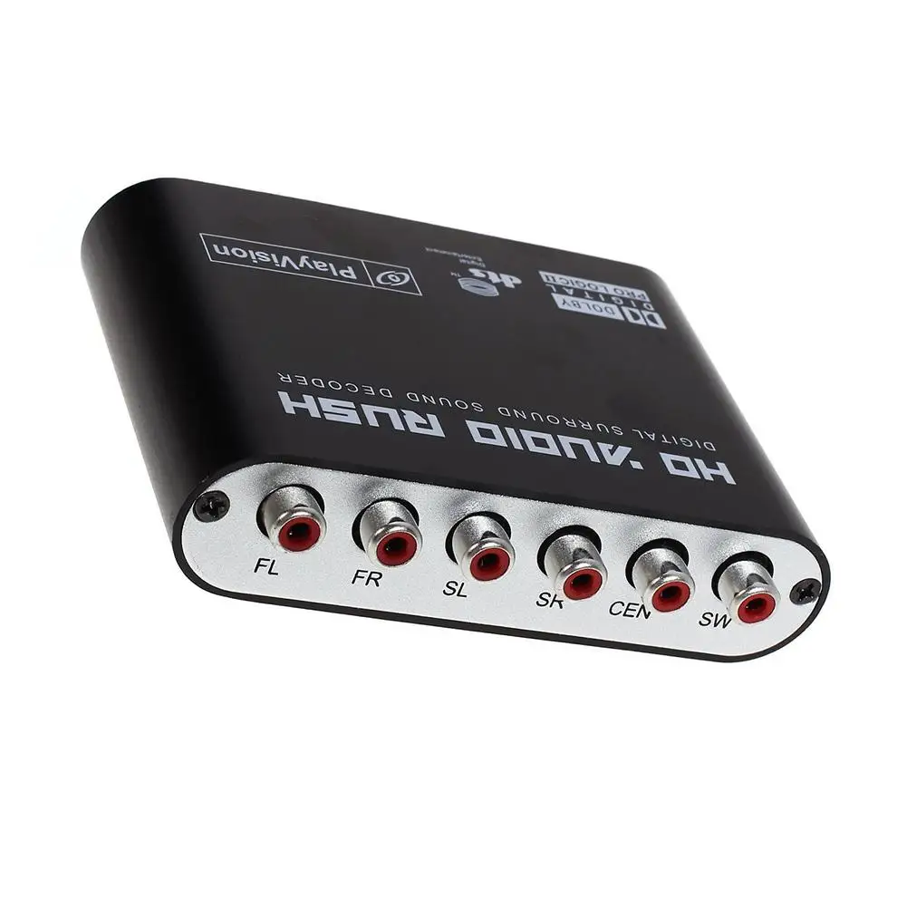 Ostart 5,1 аудио декодер Стерео звук коаксиальный к RCA DTS AC3 цифровой к 5,1 усилитель аналоговый преобразователь для HDTV PS3 DV плеер