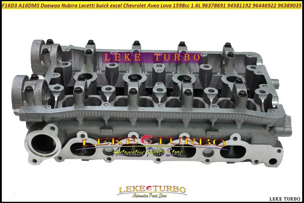 F16D3 A16DMS Cylinder Head For buick excel For Chevrolet Aveo Lova 1598cc 1.6L DOHC 16v 96378691 94581192 96446922 96389035  (5)