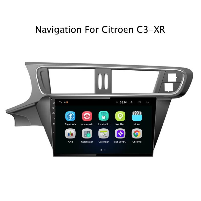 Ectwodvd 9 &quotAndroid 8 1 автомобильный DVD плеер gps навигация для Citroen C3 XR Радио