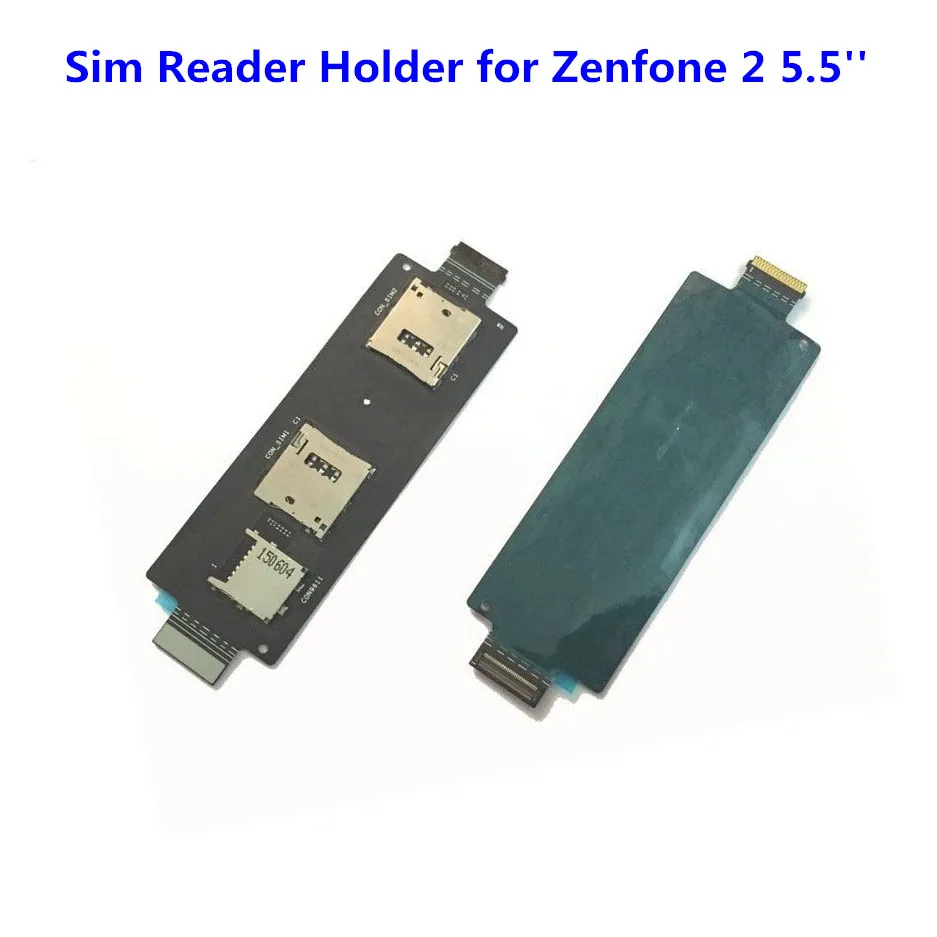 

1PCS High Quality New for Asus ZenFone 2 Zenfone2 ZE551ML ZE550ML Sim Card Reader Slot Socket Holder Flex Cable Ribbon Part