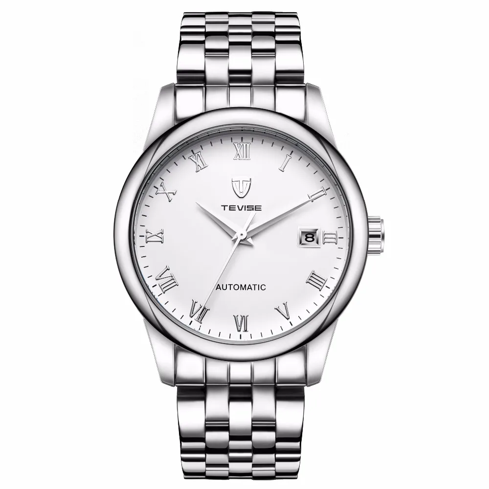 

TEVISE Mens Watches Top Brand Luxury Waterproof Quartz Watch Man Stainless Steel Sport Wrist Watch Men Mechanical Watches