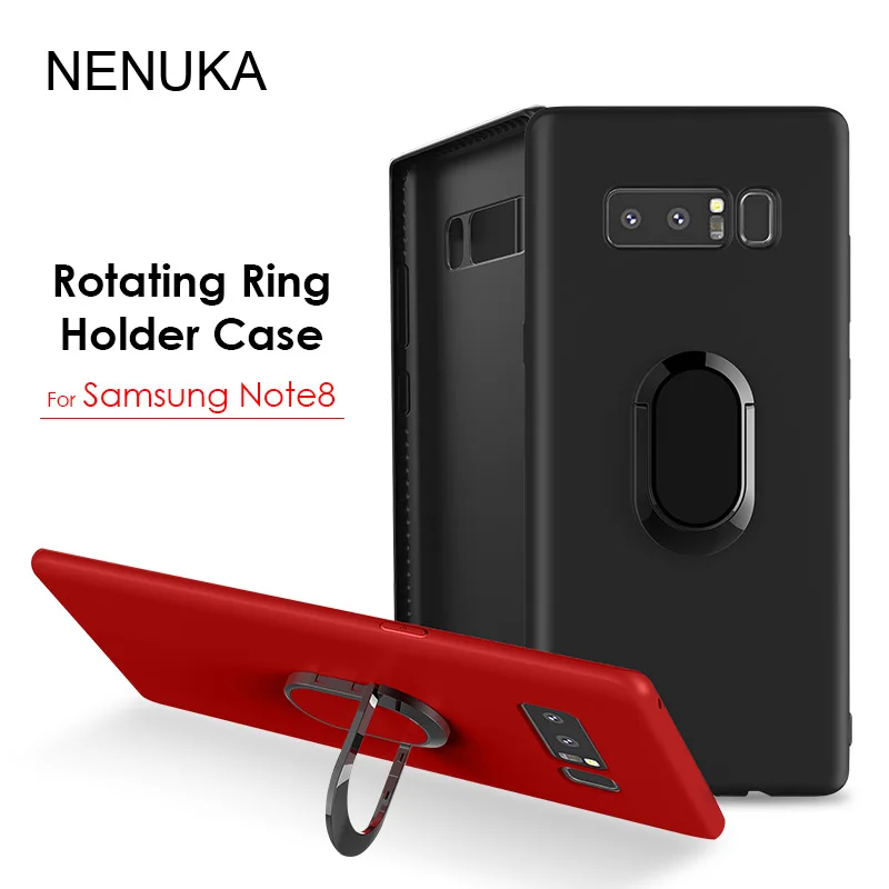 

NENUKA Hybrid Case For Samsung Galaxy Note 8 Car Magnetic Holder Shockproof Cover For Samsung Note 8 Note8 with screen protector
