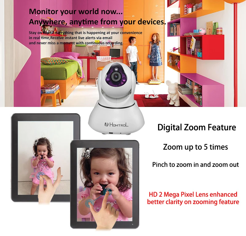 Homtrol HT-SC100E Wifi IP Camera 6