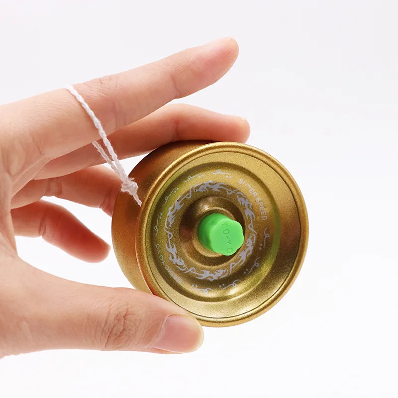 Мяч yoyo из сплава детские игрушки металлический шарикоподшипник струна трик йойо