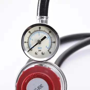 

High Pressure Propane Hose and Regulator with PSI Indicator 0-30PS for Burners Stoves Turkey Fryers Heaters Propane Appliances