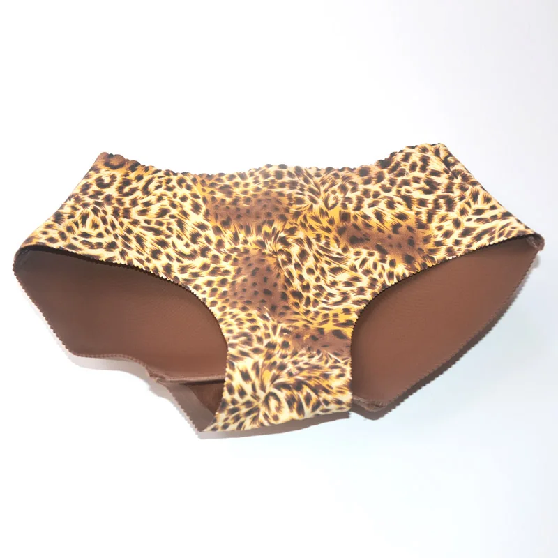 Dorislen 300 шт./лот очаровательный женский пикантный с подкладками бесшовные трусики на трусики(мешок из полиуретана с открытыми порами - Цвет: Leopard