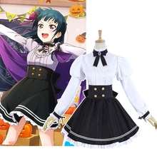 Anime Cosplay Anime Lovelive Sunshine Aqours Tsushima Yoshiko Halloween Unawaken cosplay costume lolita dress school uniform full set love live aqours cosplay costume lovelive sunshine dreamer tsushima yoshiko all member cosplay dress