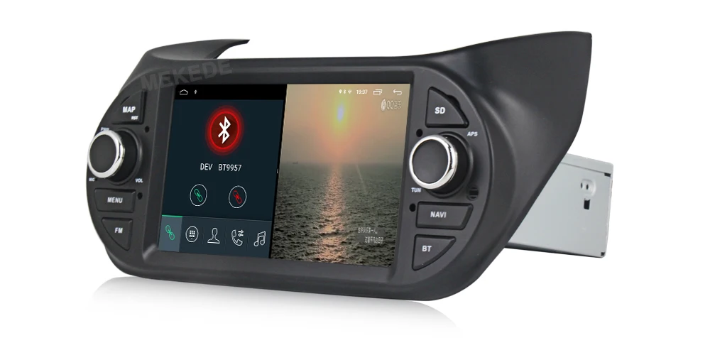 Excellent 7"  Android 9.1 2+32G Car Stereo For Fiat Fiorino Qubo Citroen Nemo Peugeot Bipper Auto Radio FM GPS Navigation WiFi No DVD 17
