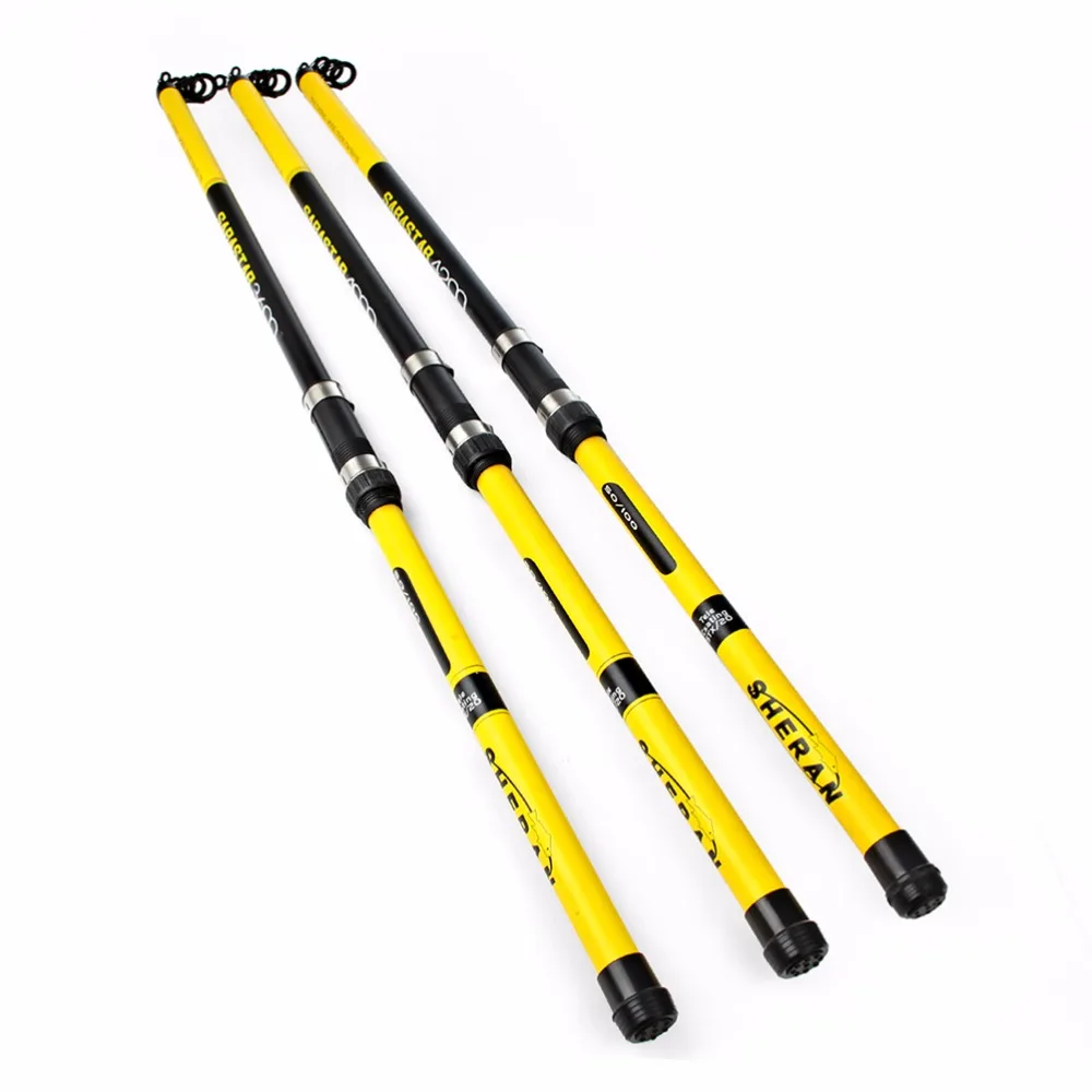 FISH KING телескопическая удочка из стекловолокна 3 9 м 4 0 2 50 100 г|surf rod|rod carbonrod telescopic |