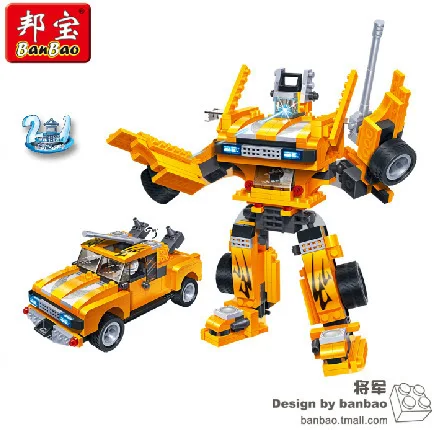 

255 Fight Inserted Blocks Small Particles Large Deformation General Educational Toys Robot Building Blocks Toys for Children Gif