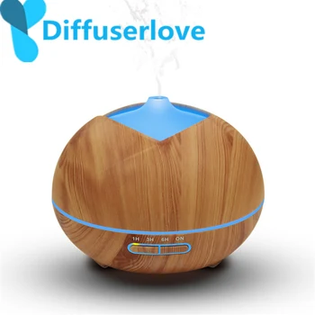 

Diffuserlove 300ML Night Light Aroma Essential Oil Diffuser Ultrasonic Humidifier Wood Grain mist Humidifier for Office Home