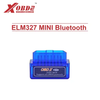 

Mini ELM327 Bluetooth ELM 327 OBD2 Auto Code Reader Hardware V1.5 Software V2.1 Car Diagnostic Scanner