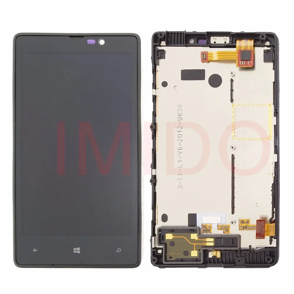 

For Nokia Lumia 820 RM-825 LCD Display+Touch Screen Digitizer Assembly+Frame Replacement Parts