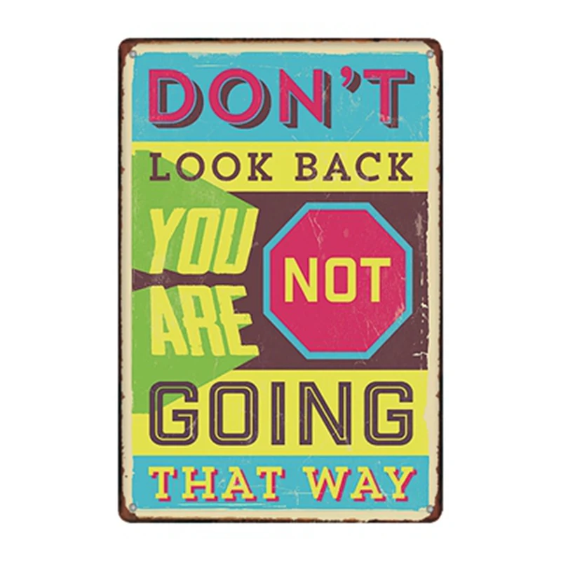 Happiness is Not a Destination It is a Way of Life Rustic Retro Metal Tin Sign Wall Decor TS125 Happiness is Not a Destination It is a Way of Life Rustic Retro Metal Tin Sign Wall Decor TS125