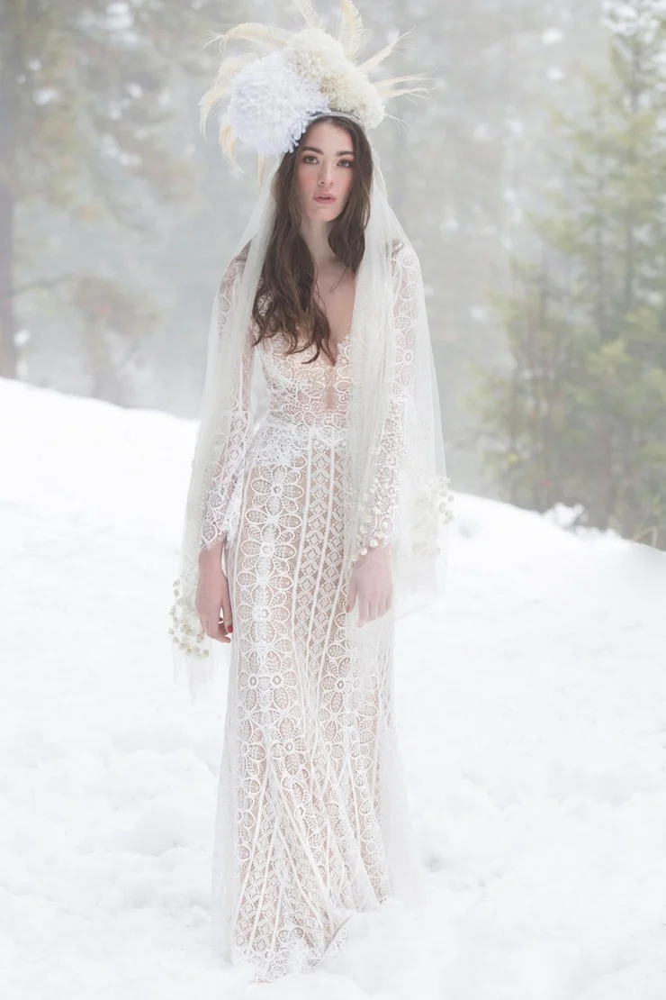 Vestidos De Novia кружевные свадебные платья Boho 2020 Пляжное платье с длинными рукавами
