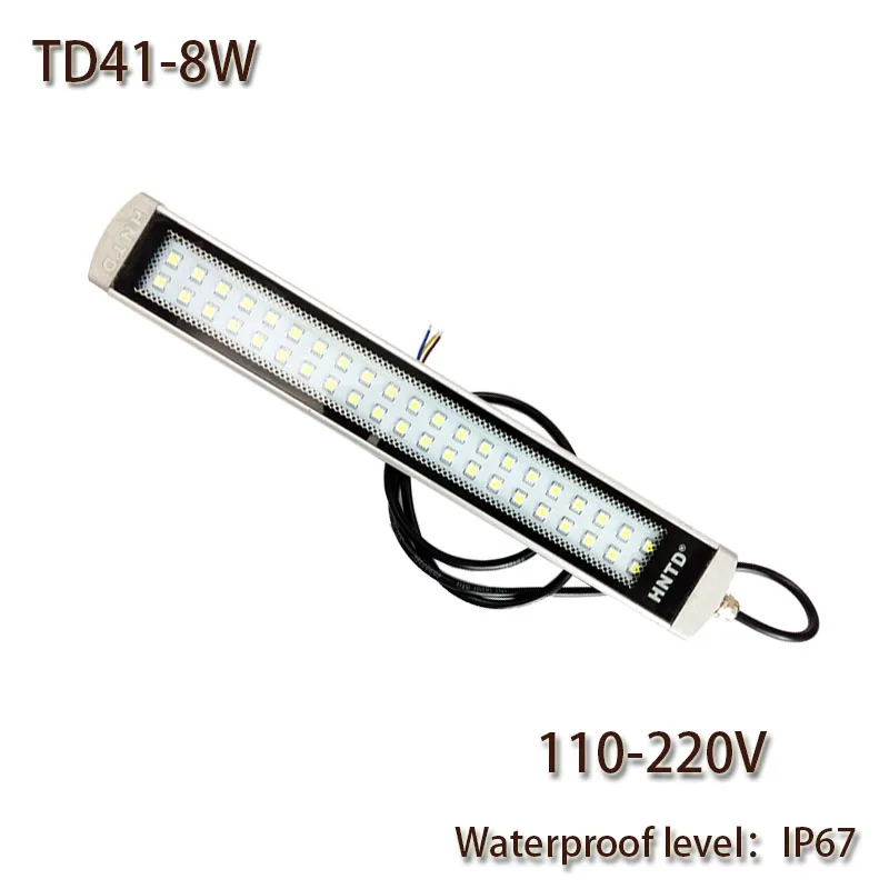 

HNTD 8W AC 220V LED Work Light Explosion-proof Waterproof IP67 Led Panel Light CNC Machine Tools lighting TD41 Free shipping