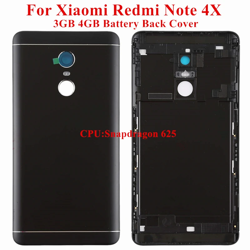 Задняя крышка батареи для Redmi Note 4X батарея задняя случай Примечание 4 глобальная