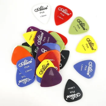 

ABS 24/30/40/50/100pcs Guitar Picks Classical Folk Acoustic Guitars Picks Boxed Accessories Musical Instruments, 0.58-1.5mm