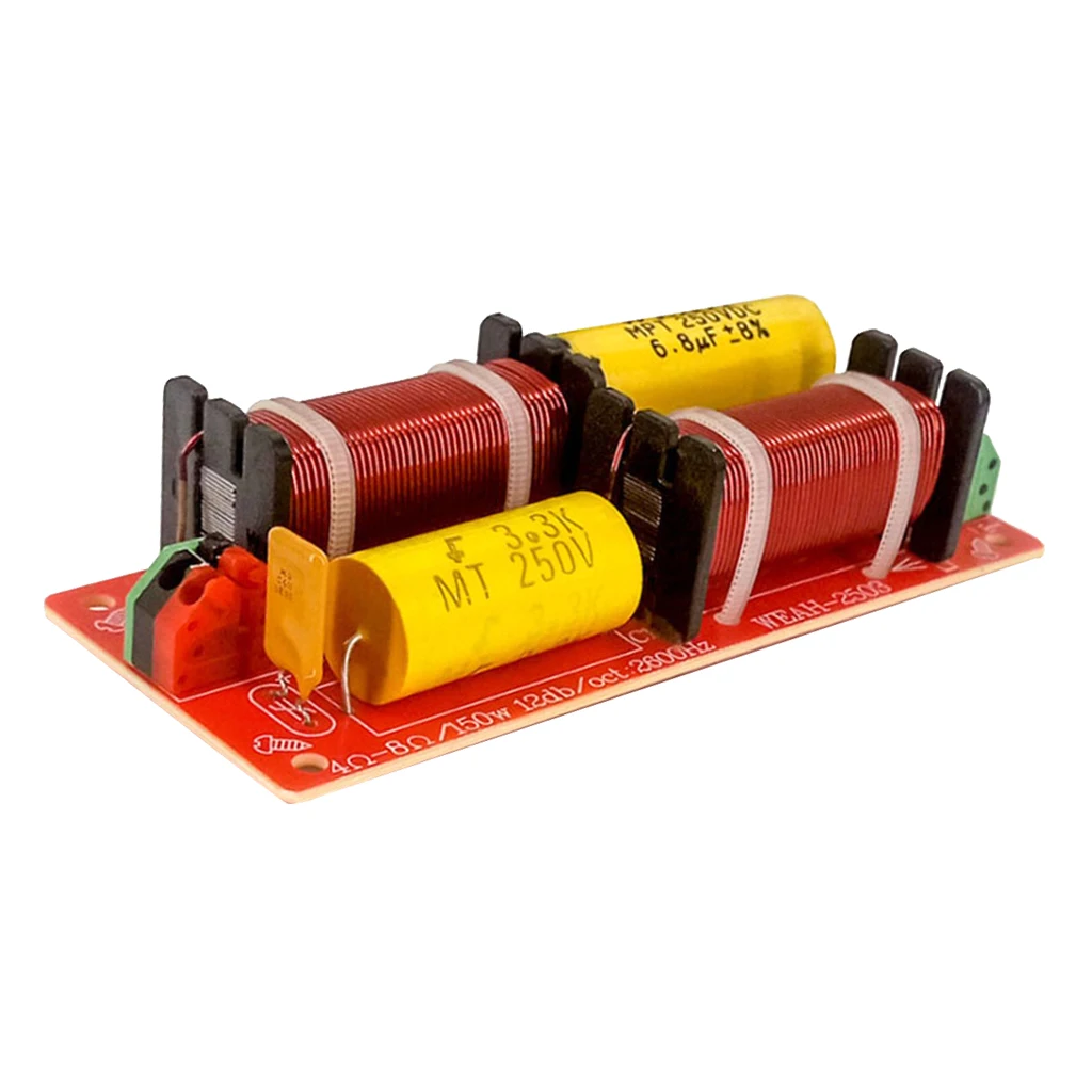 Professional 2Way Audio Speaker Frequency Divider Stereo Crossover Filter