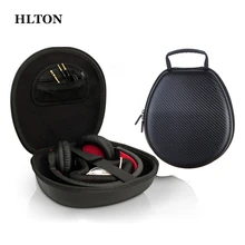 HLTON Новые портативные EVA волокна наушники с «молнией» чехол жесткий хранения сумка для переноски дорожные наушники коробка для хранения для универсальных наушников