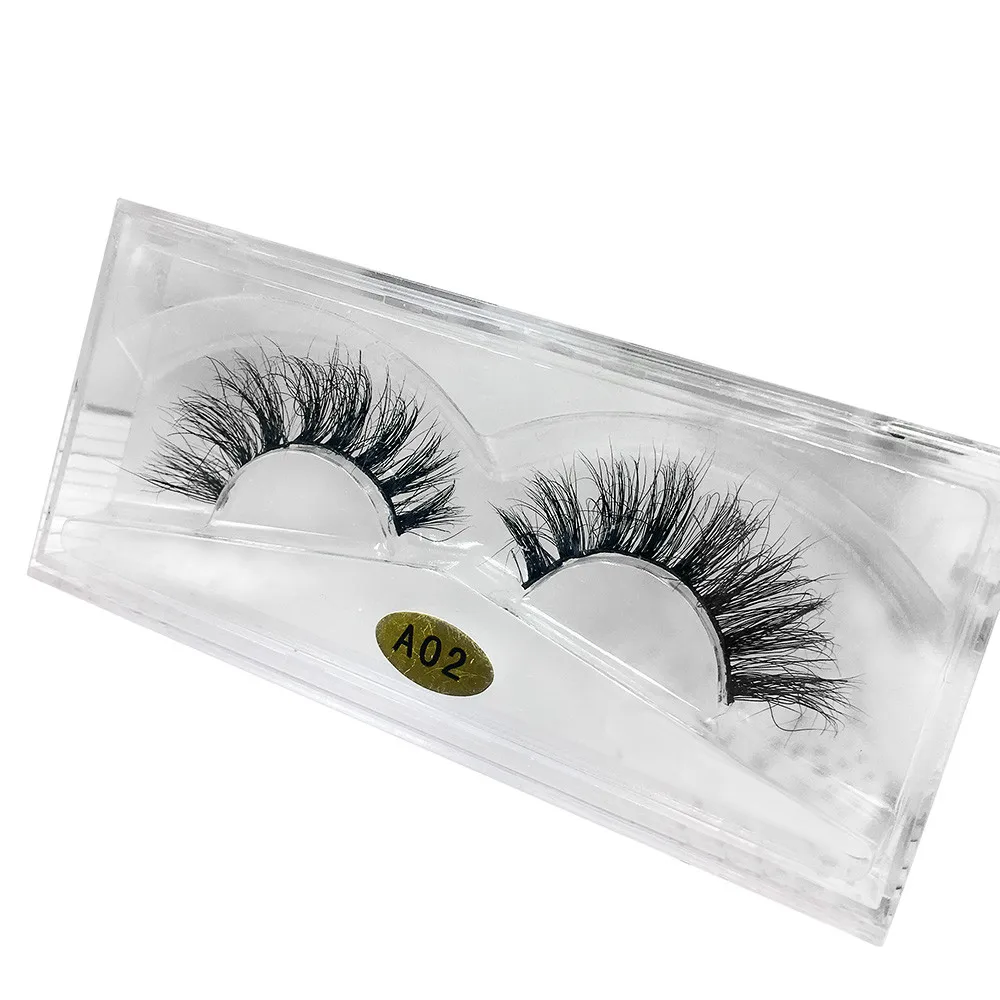 3D natural false eyelashes fake lashes Multi Layer Thick Cross Eye