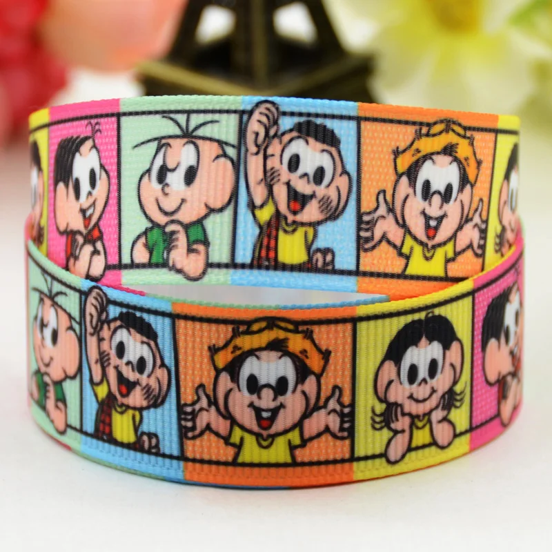 

7/8'' (22mm) Monica Cartoon Character printed Grosgrain Ribbon party decoration satin ribbons X-01335 OEM 10 Yards