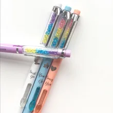 48 шт./лот 0,5 мм Красочные надеюсь пресс пластиковый механический карандаш автоматическая ручка для малыша школы и офиса питания Escolar Papelaria