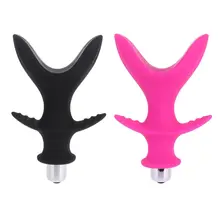 10 Speeds Anal Dilator Silicone Anal Plug Massage Expander Butt Plug Anal Vibrator Sex Toys For