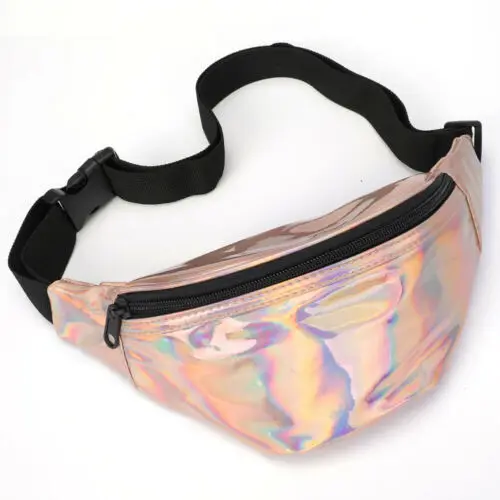 

Hologram Laser Waist Bag Men Belt Pack New Fashion Women Chest Handbag Unisex Fanny Ladies Waist Pack Belly Bags Phone Pouch