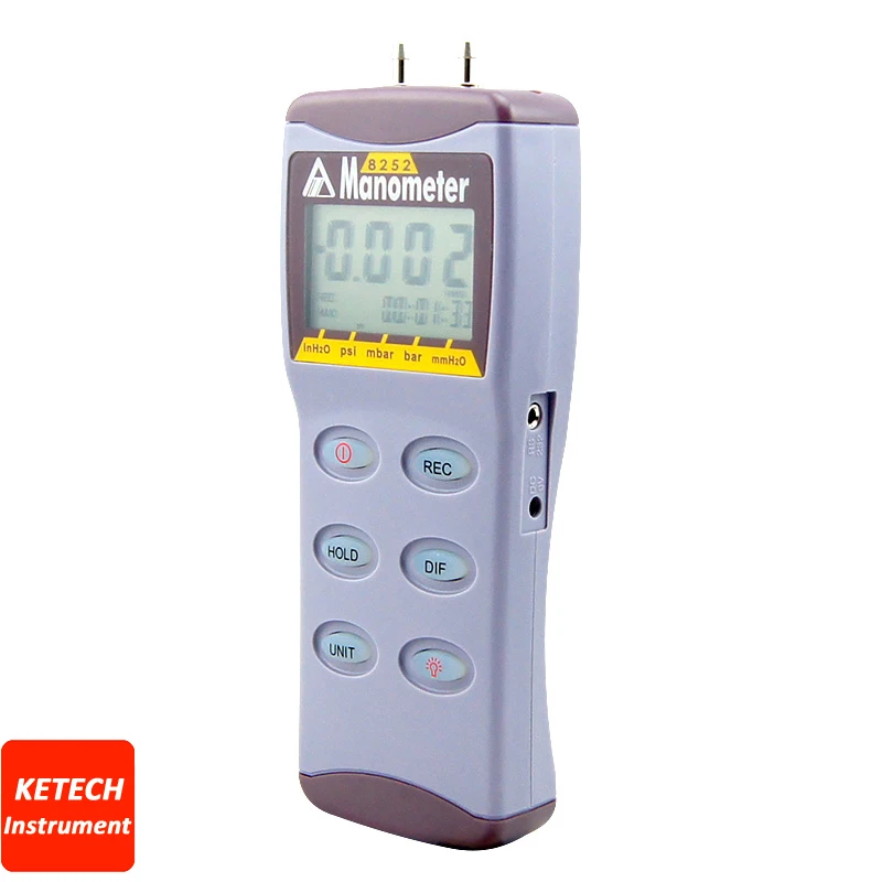 

Digital Manometer Differental Pressure Tester AZ8205