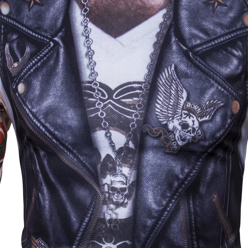 Camiseta divertida del tatuaje del chaleco 3d de la impresión hombres/mujeres 2017 nueva camiseta de manga larga de Homme Casual Camisetas 3D de la impresión del Mens Camiseta divertida del tatuaje del chaleco 3d de la impresión hombres/mujeres 2017 nueva camiseta de manga larga de Homme Casual Camisetas 3D de la impresión del Mens