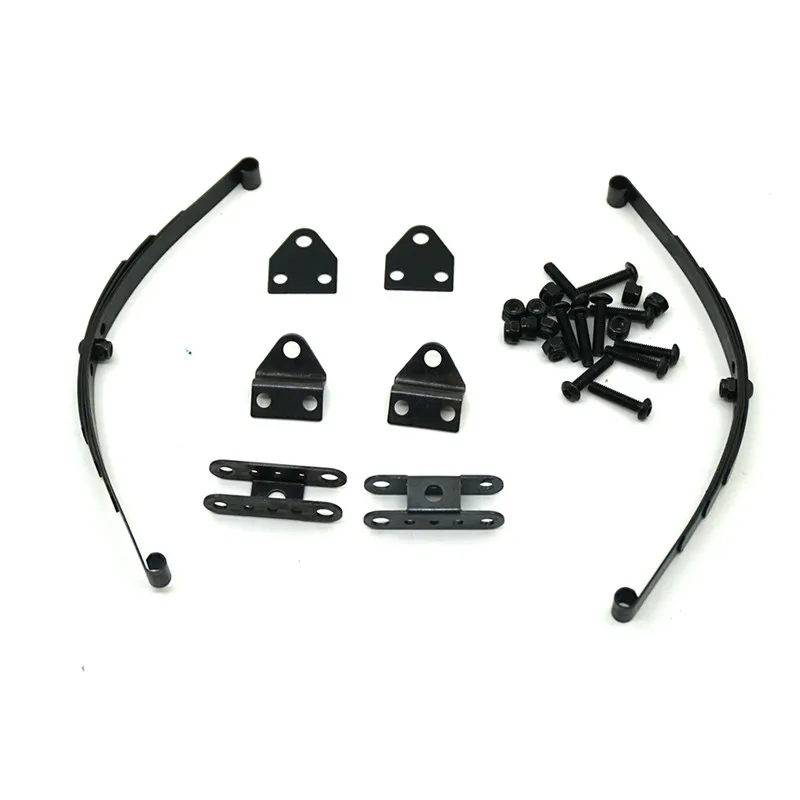 

Hard Leaf Spring Suspension Steel Bar Set for 1:10 RC Rock Crawler D90 Axial SCX10 F350 Black