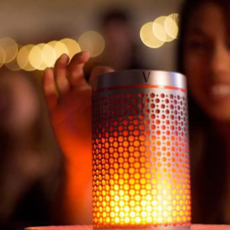 

Universal Bluetooth Speaker Portable Wireless Surround sound Speaker With Flame Light Lamp High Quality Romantic Speakers