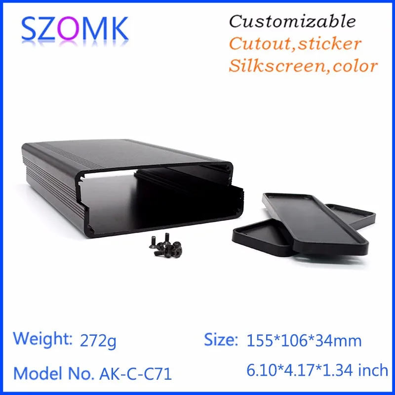 szomk aluminum extrusion case extruded aluminum enclosure aluminum box enclosure electronics (5)