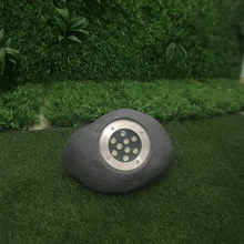 Oval stone lamps rust-proof Frp Lawn Waterproof garden outdoor lighting Creative modern countyard lights villa bahce aydinlatma