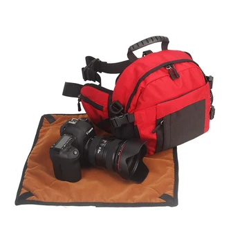 

Roadfisher Waterproof Outdoor Camera Waist Travel Bicycling Climbing Backpack Bag With Wrap Cloth Fit Canon Nikon Sony DSLR SLR