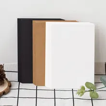 (20 blätter/lot) DIY Leere Postkarte Weiße Karte Papier Scarpbooking Graffiti Gruß Karte Schwarz und Weiß Kraft Papier Karte