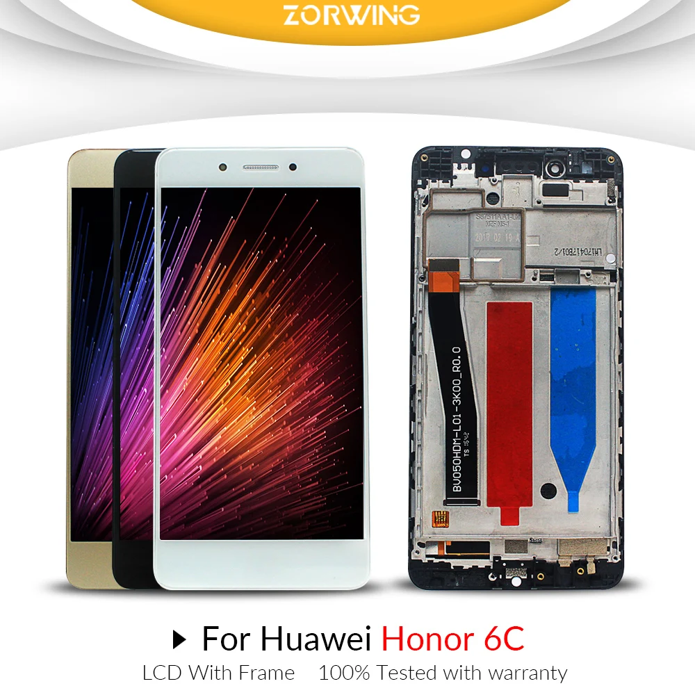 AAA quality LCD For Huawei Honor 6C DIG L01 / Nova Smart DIG L21HN LCD ...