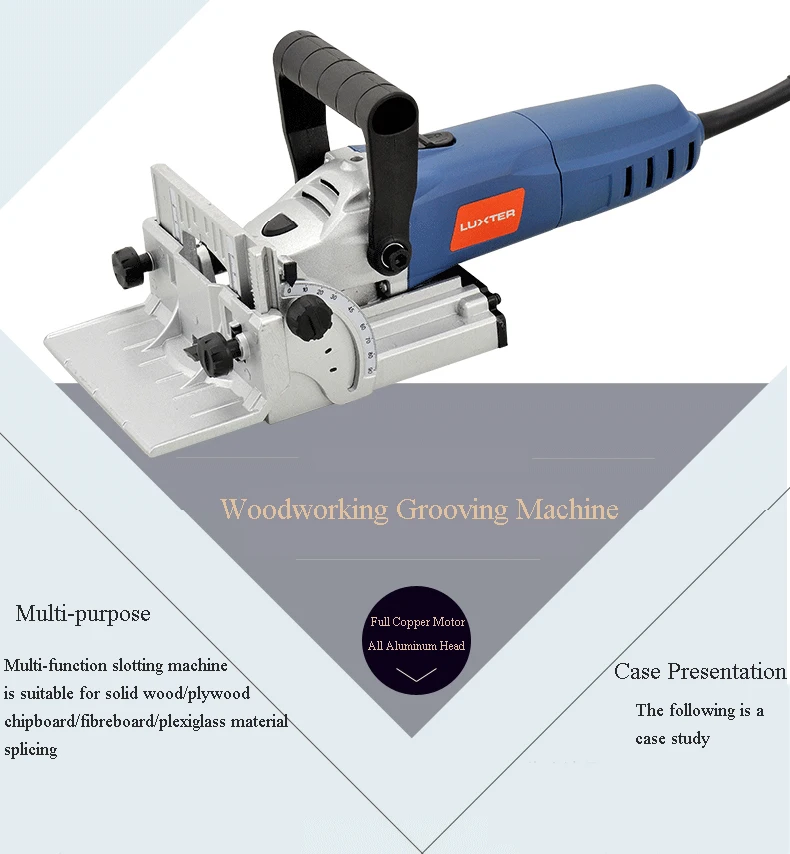 Woodworking Slotting Machine Multi-functional Woodworking Decoration Household Grooving Machine Stitching Power Tool