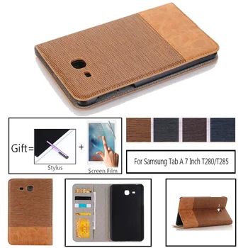 

Luxury Stand PU Leather Case Cover For Samsung Galaxy Tab A 6 A6 7.0 2016 T280 SM-T280 T285 T281 Stand Tablet Funda Case Capa