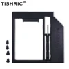 TISHRIC Plastic Optibay 2nd HDD Caddy 9.5mm SATA 3.0 Hard Disk Drive Box Enclosure 2.5 SSD Case DVD Adapter For Laptop CD-ROM ► Photo 1/6