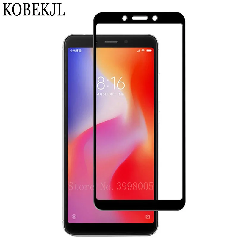 Защита для экрана Xiaomi Redmi 6A закаленное стекло защита 6 A Redmi6A полное покрытие